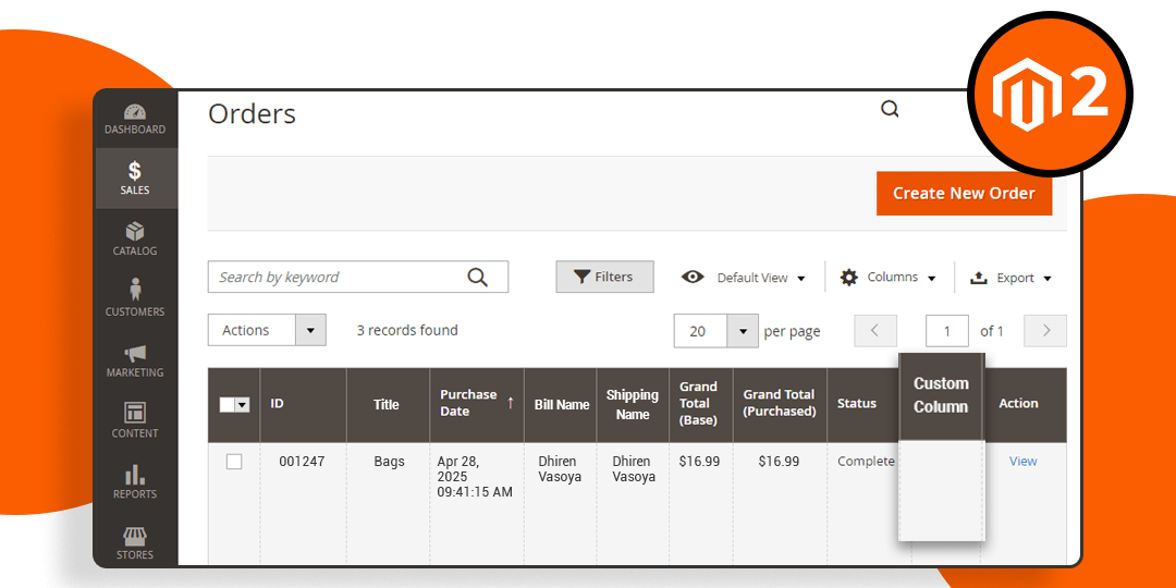 How to Add Custom Column at Admin Order View Item Orders M2 (1)